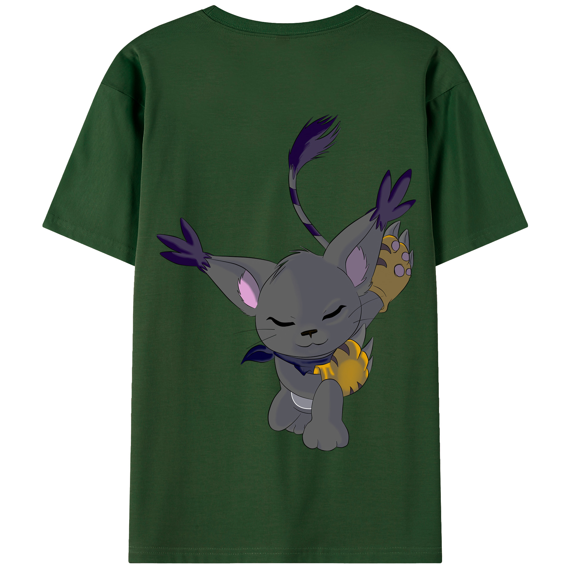 （画像用） Digimon デジタルモンスター/デジモン 綿100％半袖Tシャツ（背面プリント）